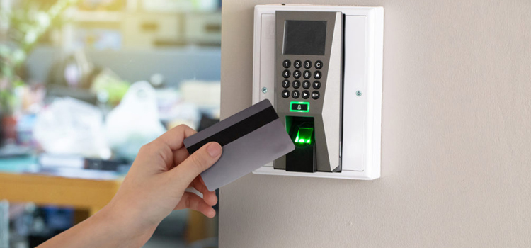 key card entry system West Lealman
